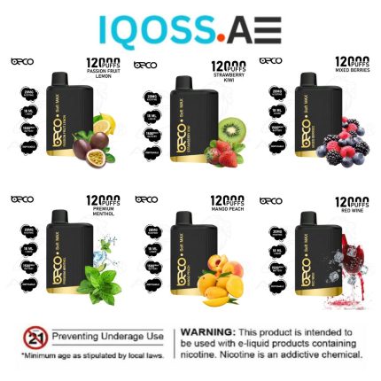 BECO SOFT MAX DISPOSABLE VAPE 12000 PUFFS