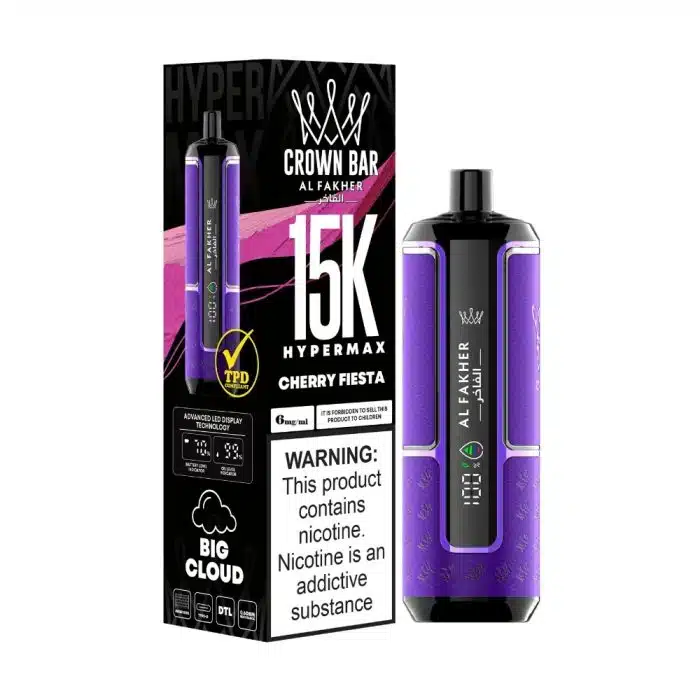 AL FAKHER HYPERMAX 15K PUFFS DISPOSABLE VAPE