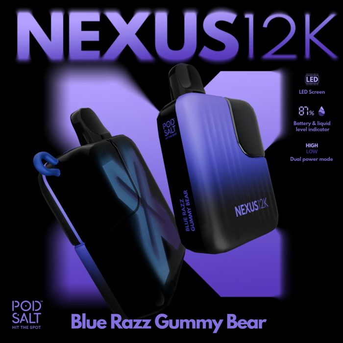 POD SALT NEXUS 12000 PUFFS DISPOSABLE VAPE