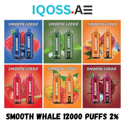 SMOOTH WHALE 12000 DISPOSABLE VAPE 2% NICOTINE